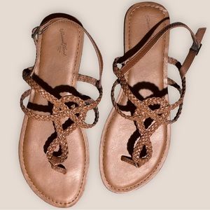 Universal Thread Brown Sandals Size 11